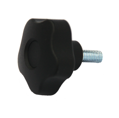 Locking knob roll holder